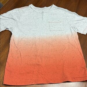 Youth Gradient Orange and Gray T-Shirt